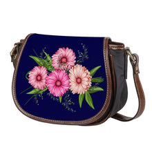 Load image into Gallery viewer, Ti Amo I love you - Exclusive Brand - Stratos - Pink Floral - Saddle Bag
