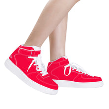 Load image into Gallery viewer, Ti Amo I love you - Exclusive Brand - American Rose Red - High Top Unisex Sneakers
