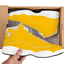 Load image into Gallery viewer, Ti Amo I love you - Exclusive Brand  - Amber - Mens / Womens - Unisex Basketball Shoes - White Laces
