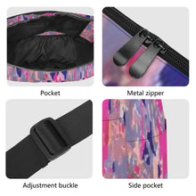 Load image into Gallery viewer, Ti Amo I love you - Exclusive Brand - Amethyst Smoke, Medium Red Violet, Can Can 2, Turkish Rose, Jacarta Paint Pattern - Journey Computer Shoulder Bag
