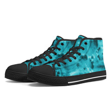 Load image into Gallery viewer, Ti Amo I love you - Exclusive Brand - High-Top Canvas Shoes - Black Soles
