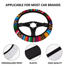 Load image into Gallery viewer, Ti Amo I love you - Exclusive Brand - Leopard &amp; Stripes - Car Steering Wheel Covers
