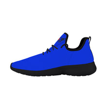 Load image into Gallery viewer, Ti Amo I love you - Exclusive Brand - Blue Blue Eyes - Skelton Hands with Heart - Mens / Womens - Lightweight Mesh Knit Sneaker - Black Soles
