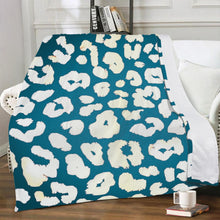 Load image into Gallery viewer, Ti Amo I love you - Blue Chill, Linen, Hint of Yellow - Micro Fleece Blankets
