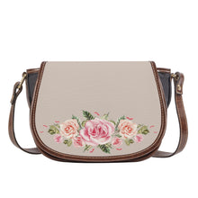 Load image into Gallery viewer, Ti Amo I love you - Sisal - Roses - Saddle Bag
