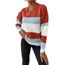 Load image into Gallery viewer, Striped Color Sweater - Sizes S-L
