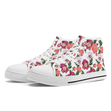 Load image into Gallery viewer, Ti Amo I love you - Exclusive Brand  - High-Top Canvas Shoes - White Soles
