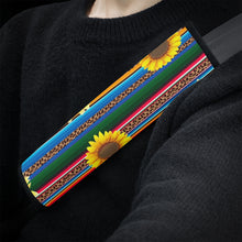 Load image into Gallery viewer, Ti Amo I love you  - Exclusive Brand - Leopard &amp; Sunflowers - Car Seat Belt Covers
