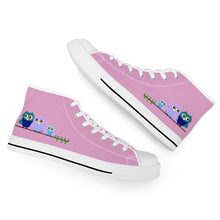 Load image into Gallery viewer, Ti Amo I love you - Exclusive Brand - High-Top Canvas Shoes - White Soles
