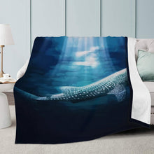 Load image into Gallery viewer, Ti Amo I love you - Exclusive Brand - Whale Shark - Micro Fleece Blankets
