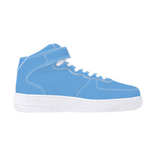 Load image into Gallery viewer, Ti Amo I love you - Exclusive Brand - Argentinian Azure - High Top Unisex Sneakers
