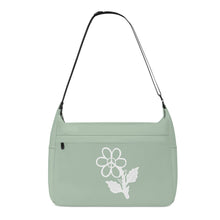 Load image into Gallery viewer, Ti Amo I love you - Exclusive Brand - Green Spring - White Daisy -  Journey Computer Shoulder Bag
