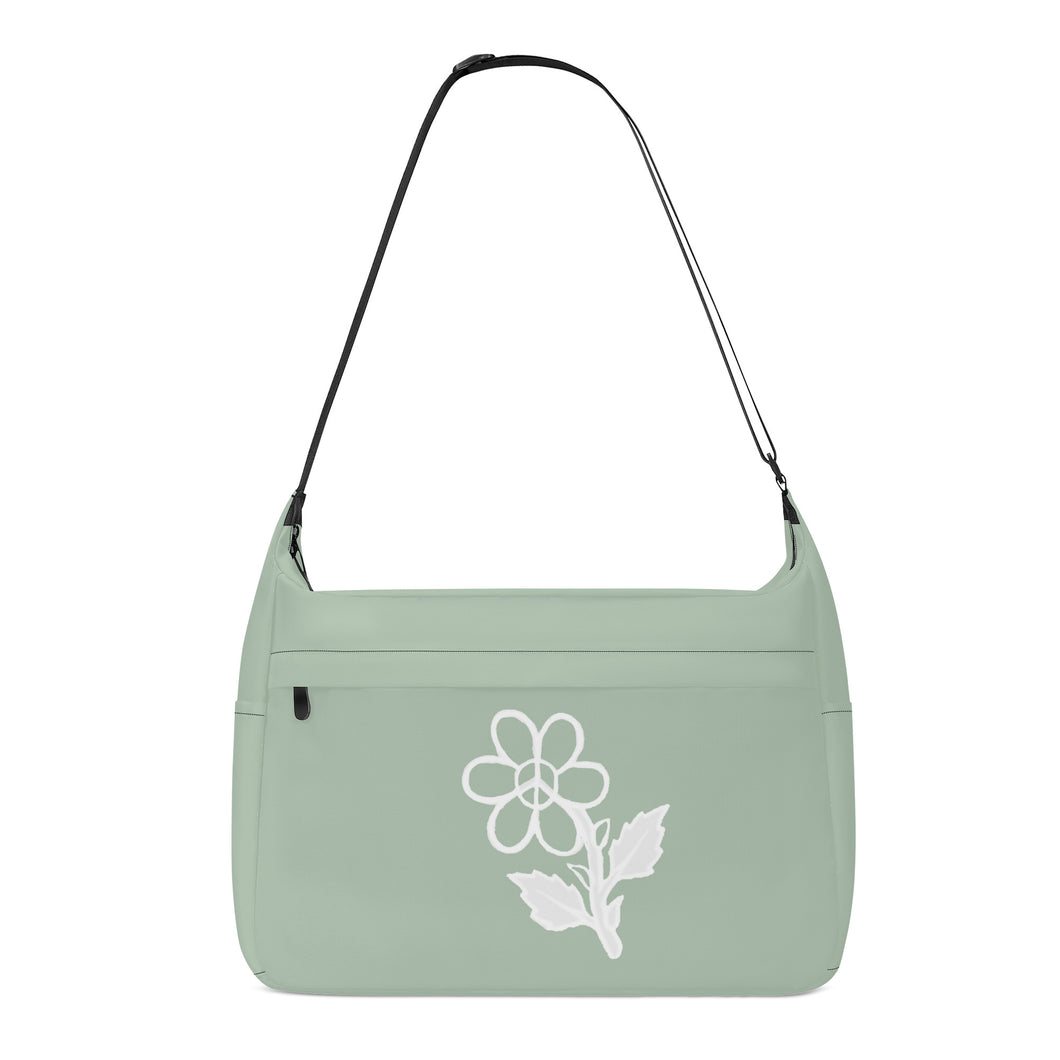 Ti Amo I love you - Exclusive Brand - Green Spring - White Daisy -  Journey Computer Shoulder Bag