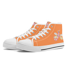 Load image into Gallery viewer, Ti Amo I love you - Exclusive Brand - High-Top Canvas Shoes - White Soles
