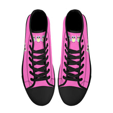 Load image into Gallery viewer, Ti Amo I love you - Exclusive Brand - High-Top Canvavs Shoes - Black Soles
