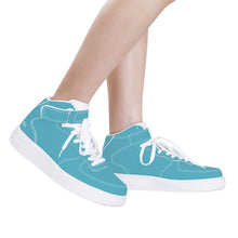 Load image into Gallery viewer, Ti Amo I love you - Exclusive Brand - Acid Wash Jeans Blue - High Top Unisex Sneakers
