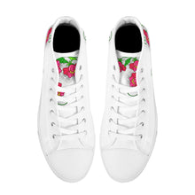 Load image into Gallery viewer, Ti Amo I love you - Exclusive Brand - High-Top Canvas Shoes - White Soles
