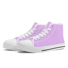 Load image into Gallery viewer, Ti Amo I love you  - Exclusive Brand  - Womens High-Top Canvas Shoes - White Soles
