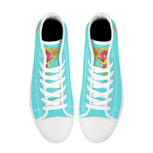 Load image into Gallery viewer, Ti Amo I love you - Exclusive Brand  - High-Top Canvas Shoes - White Soles
