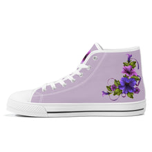 Load image into Gallery viewer, Ti Amo I love you - Exclusive Brand - High-Top Canvas Shoes - White Soles
