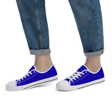 Load image into Gallery viewer, Ti Amo I love you - Exclusive Brand -  Low-Top Canvas Shoes With Customized Tongue - White
