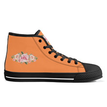 Load image into Gallery viewer, Ti Amo I love you - Exclusive Brand - High-Top Canvavs Shoes - Black Soles
