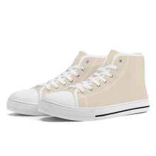 Load image into Gallery viewer, Ti Amo I love you  - Exclusive Brand - Unisex High-Top Canvas Shoes - White Soles
