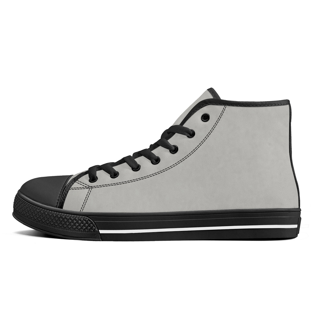 Ti Amo I love you - Exclusive Brand - High-Top Canvas Shoes - Black Soles