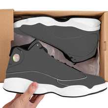 Load image into Gallery viewer, Ti Amo I love you  - Exclusive Brand  - Davy&#39;s Grey - Basketball Shoes - Black Laces
