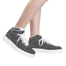 Load image into Gallery viewer, Ti Amo I love you - Exclusive Brand - Davy&#39;s Grey - High Top Unisex Sneakers
