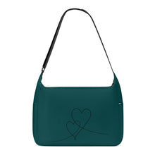 Load image into Gallery viewer, Ti Amo I love you - Exclusive Brand - Cyprus - Double Script Heart - Journey Computer Shoulder Bag
