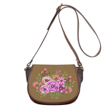 Load image into Gallery viewer, Ti Amo I love you - Exclusive Brand - Tortilla - Floral Bouquet - l Saddle Bag
