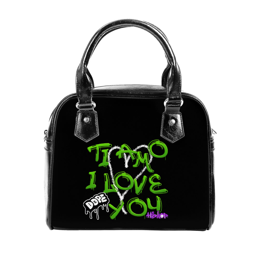 Ti Amo I love you - Exclusive Brand - Hip Hop Logo Shoulder Handbag