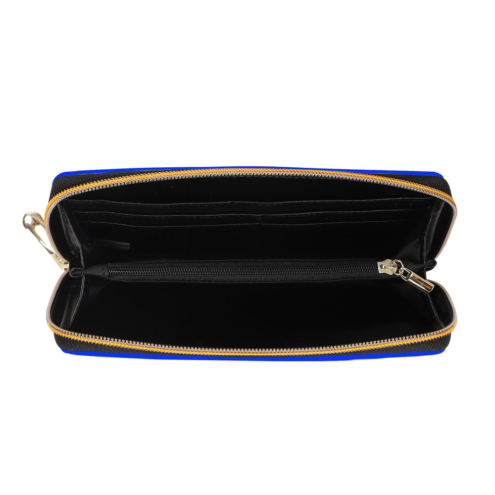 Ti Amo I love you - Exclusive Brand  - Blue Blue Eyes - Bee Kind - Zipper Purse Clutch Bag