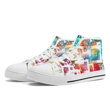 Load image into Gallery viewer, Ti Amo I love you  - Exclusive Brand  - High-Top Canvas Shoes - White Soles
