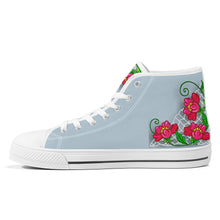 Load image into Gallery viewer, Ti Amo I love you - Exclusive Brand  - High-Top Canvas Shoes - White Soles
