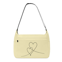 Load image into Gallery viewer, Ti Amo I love you - Exclusive Brand - Blond -  Double Script Heart - Journey Computer Shoulder Bag
