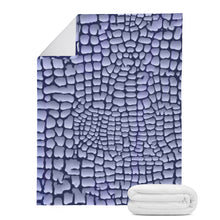 Load image into Gallery viewer, Ti Amo I love you - Exclusive Brand  - Wistful Reptile Skin Pattern -Micro Fleece Blankets
