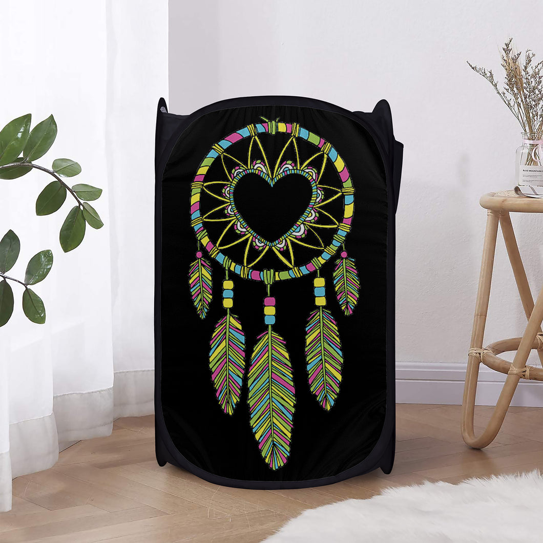 Ti Amo I love you - Exclusive Brand  - Laundry Hamper Black