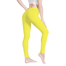 Load image into Gallery viewer, Ti Amo I love you - Exclusive Brand  - Dodie Yellow -  White Daisy -  Yoga Leggings
