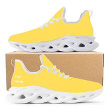 Load image into Gallery viewer, Ti Amo I love you - Exclusive Brand  - Mustard Yellow - Mens / Womens - Flex Control Sneakers- White Soles
