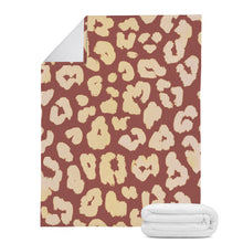 Load image into Gallery viewer, Ti Amo I love you - Exclusive Brand  - Au Chico, Dairy Cream &amp; New Orleans Animal Print -  Micro Fleece Blankets
