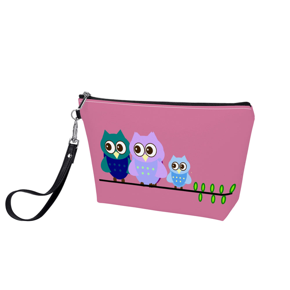 Ti Amo I love you - Exclusive Brand  - Charm - 3 Owls - Sling Cosmetic Bag