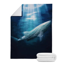 Load image into Gallery viewer, Ti Amo I love you - Exclusive Brand - Whale Shark - Micro Fleece Blankets
