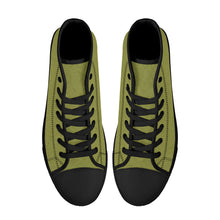 Load image into Gallery viewer, Ti Amo I love you - Exclusive Brand - High-Top Canvas Shoes - Black Soles
