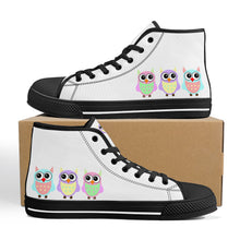 Load image into Gallery viewer, Ti Amo I love you - Exclusive Brand - High-Top Canvavs Shoes - Black Soles
