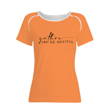 Load image into Gallery viewer, Ti Amo I love you - Exclusive Brand  - Coral - Gather and Be Grateful -  Women&#39;s T shirt - Sizes XS-2XL
