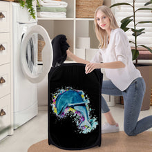 Load image into Gallery viewer, Ti Amo I love you - Exclusive Brand  - Laundry Hamper Black
