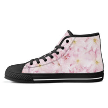 Load image into Gallery viewer, Ti Amo I love you - Exclusive Brand - High-Top Canvavs Shoes - Black Soles
