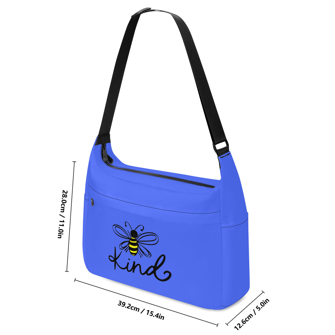 Ti Amo I love you - Exclusive Brand - Neon Blue - Bee Kind - Journey Computer Shoulder Bag